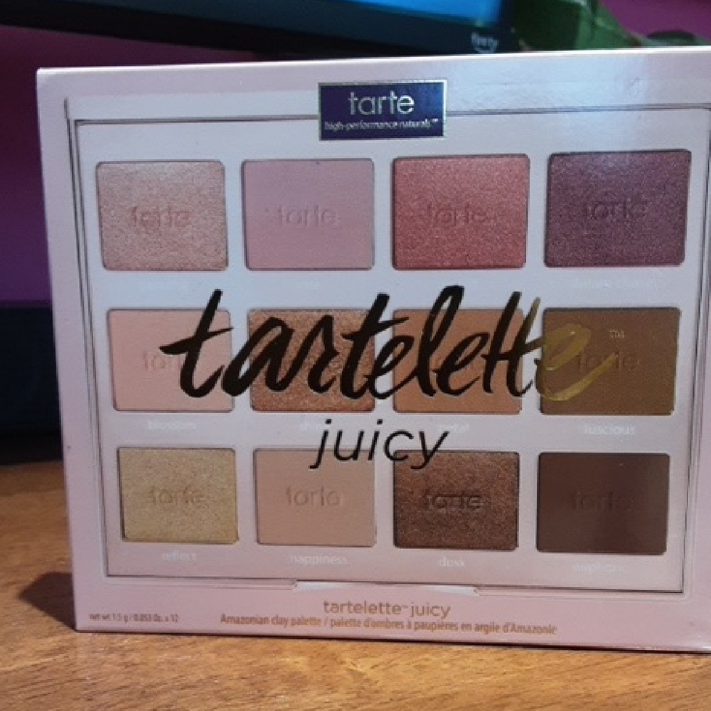 Tarte Tartelette Juicy Eyeshadow Palette - Pink, Gold, Brown Hues
